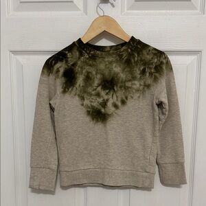 Gymboree kids neutral tie dye cotton sweatshirt
